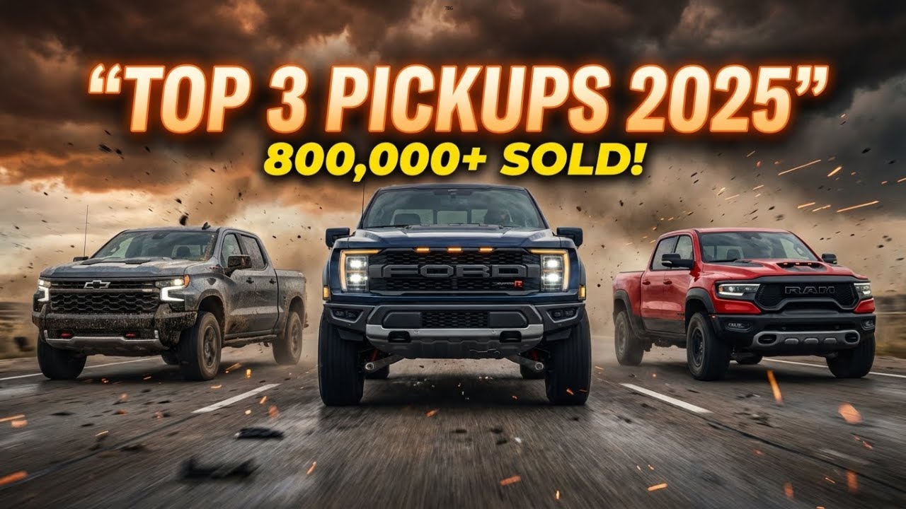 Top 3 Selling Pickup Trucks of 2025 | America’s Best-Selling Trucks Revealed