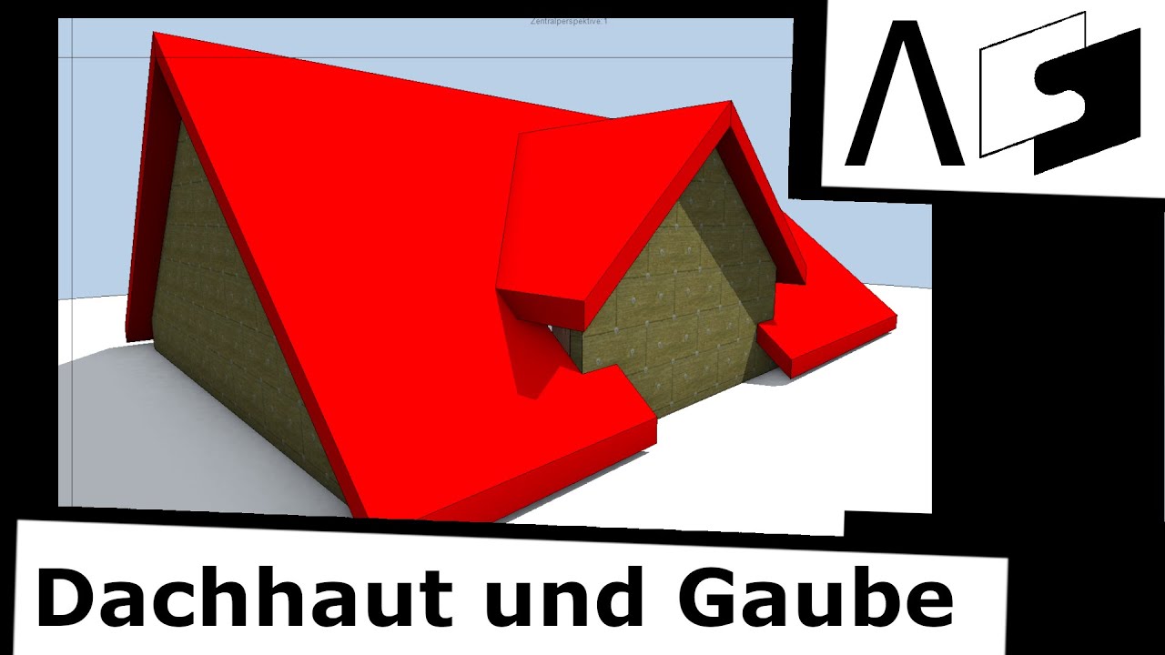 Dachhaut am Zwerchgiebel oder Gaube