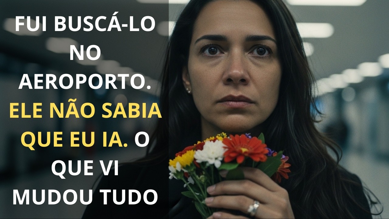 Fui buscar ele no aeroporto e ele não sabia que eu ia — o que vi mudou tudo