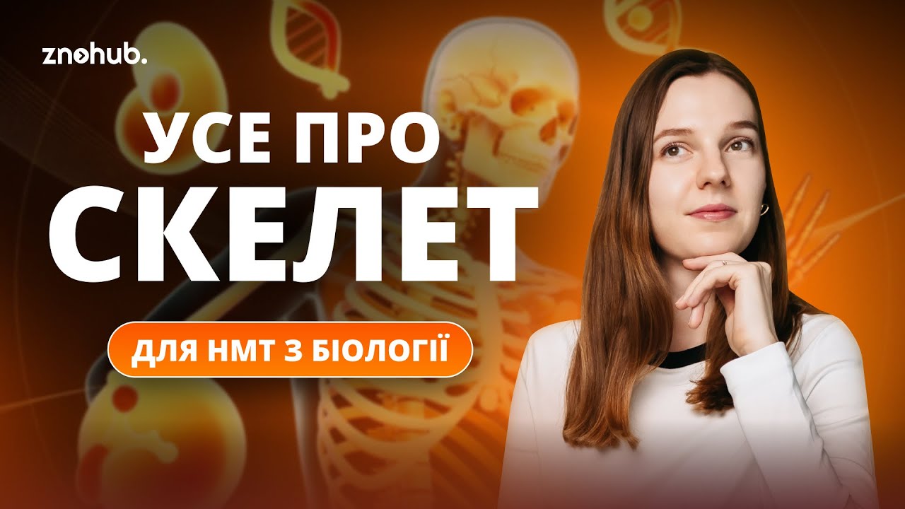 Усе про скелет для НМТ з біології