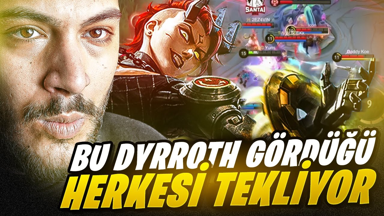 BU MAÇTAN SONRA GLOBAL 1 DYRROTH'A KASIYORUM! - Mobile Legends