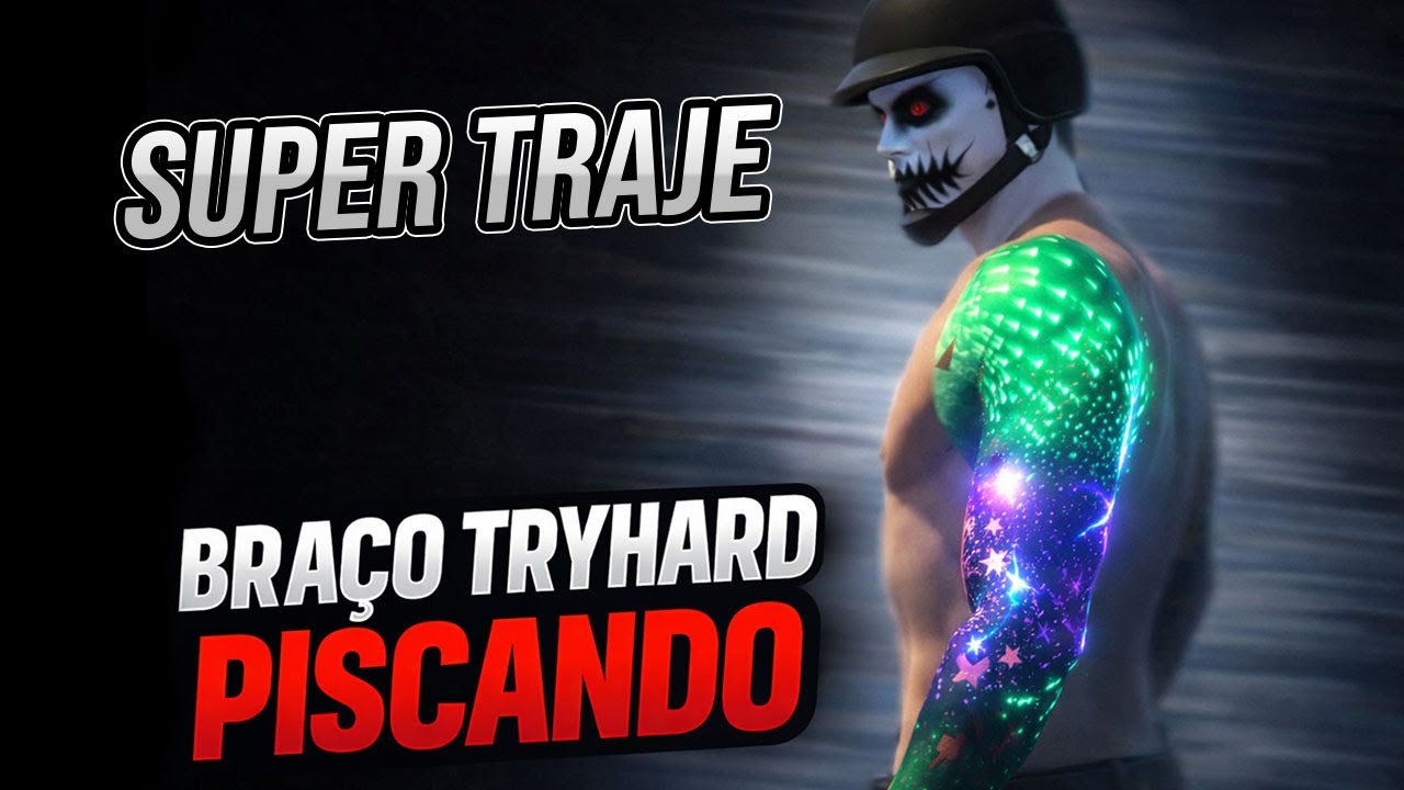 GTA 5 - ESSE TRAJE TRYHARD DEIXA SEU PERSONAGEM SINISTRO O TRAJE DO BRAÇO PISCANDO - feito na sessão