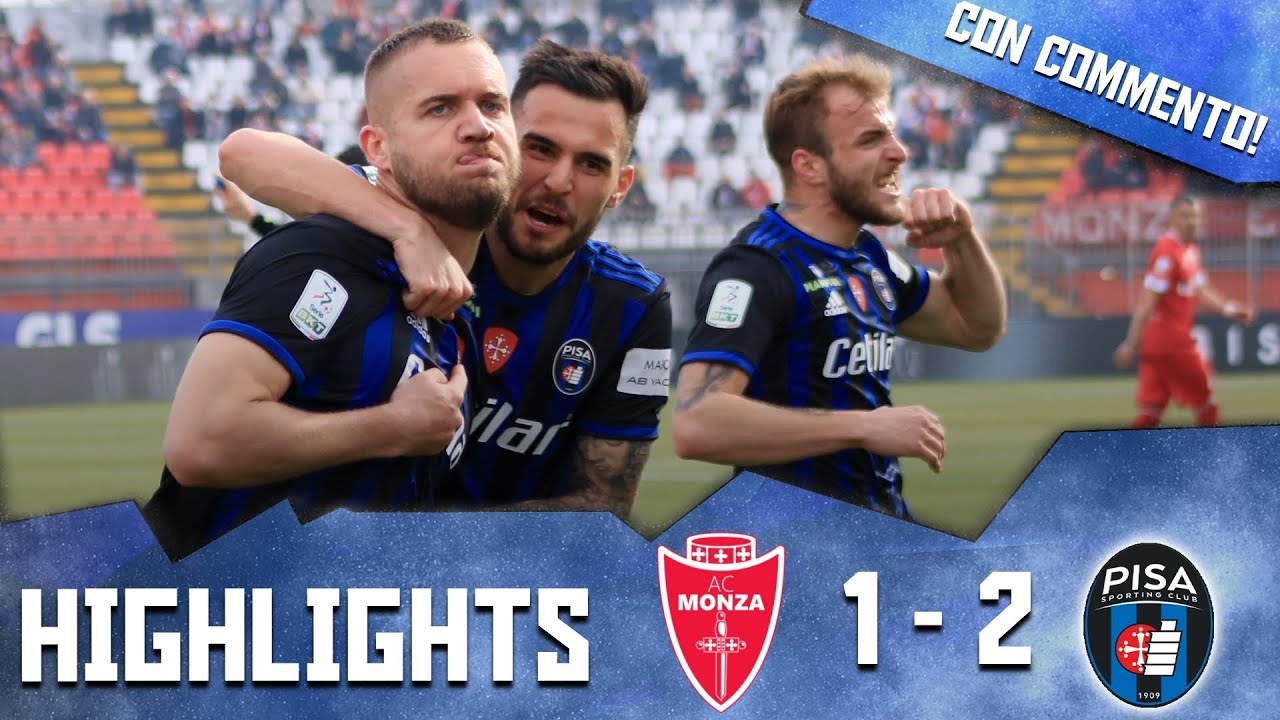 PUSCAS E CARACCIOLO SBANCANO MONZA | MONZA 1-2 PISA | HIGHLIGHTS CON COMMENTO