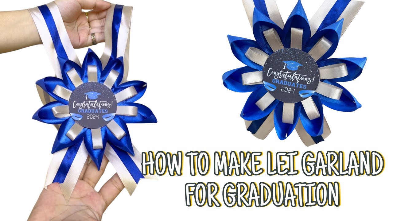 How to make Lei Garland |Graduation Garland Tutorial