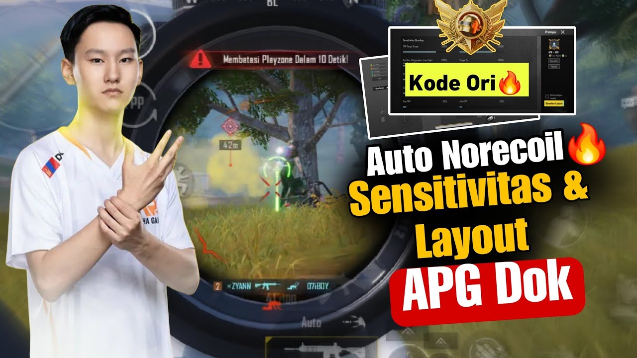 Sensitivitas PUBG Mobile Terbaik 2026 | Sensitivitas APG Dok Terbaru + Kode Layout PUBG 5 Jari