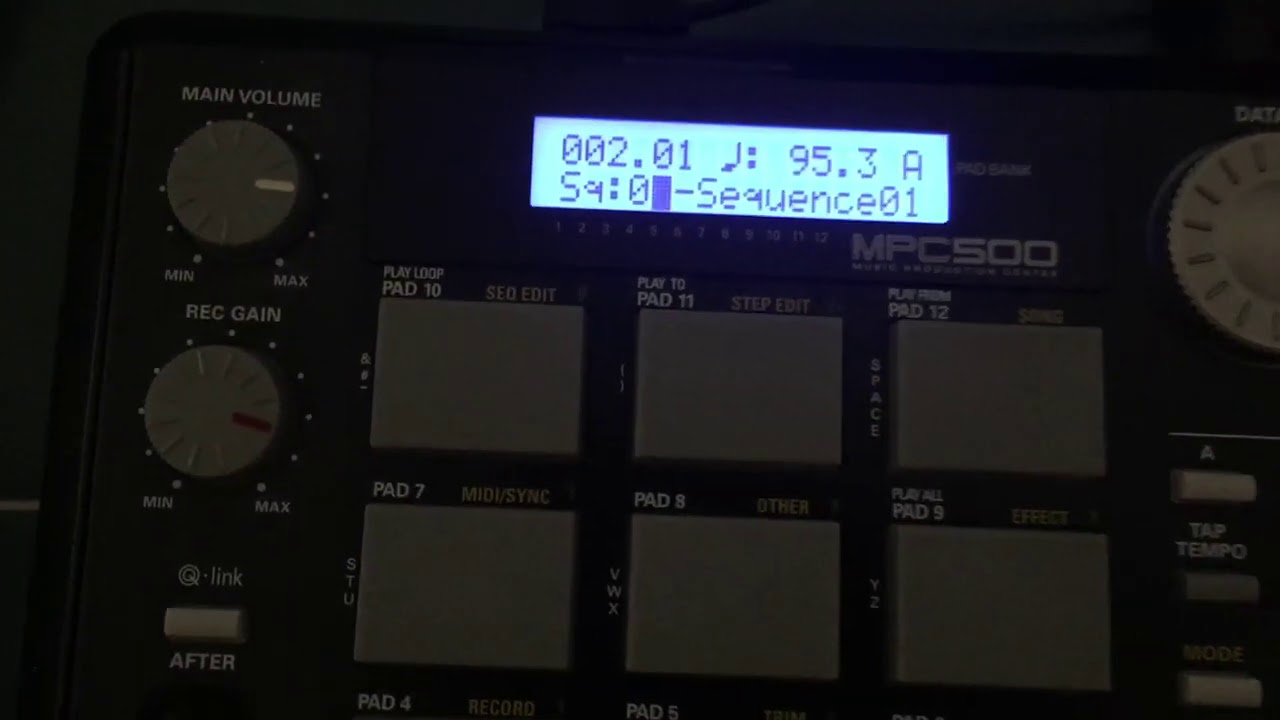 AKAI MPC 500 AMAZING MPC FOR LOFI HIP HOP!!!!!!