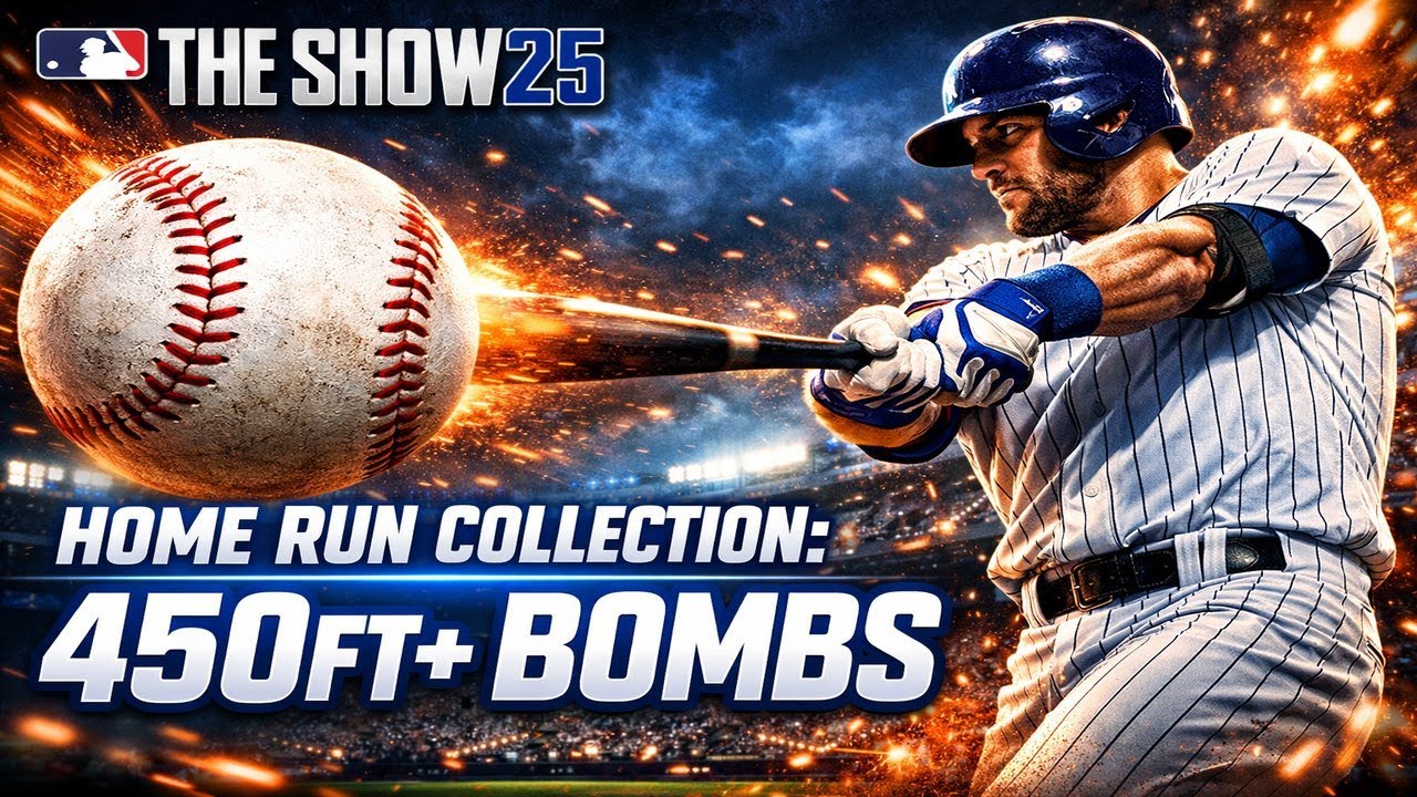 MLB THE SHOW 25 HOME RUN COLLECTION: 450ft+ Bombs 💣💥🚀