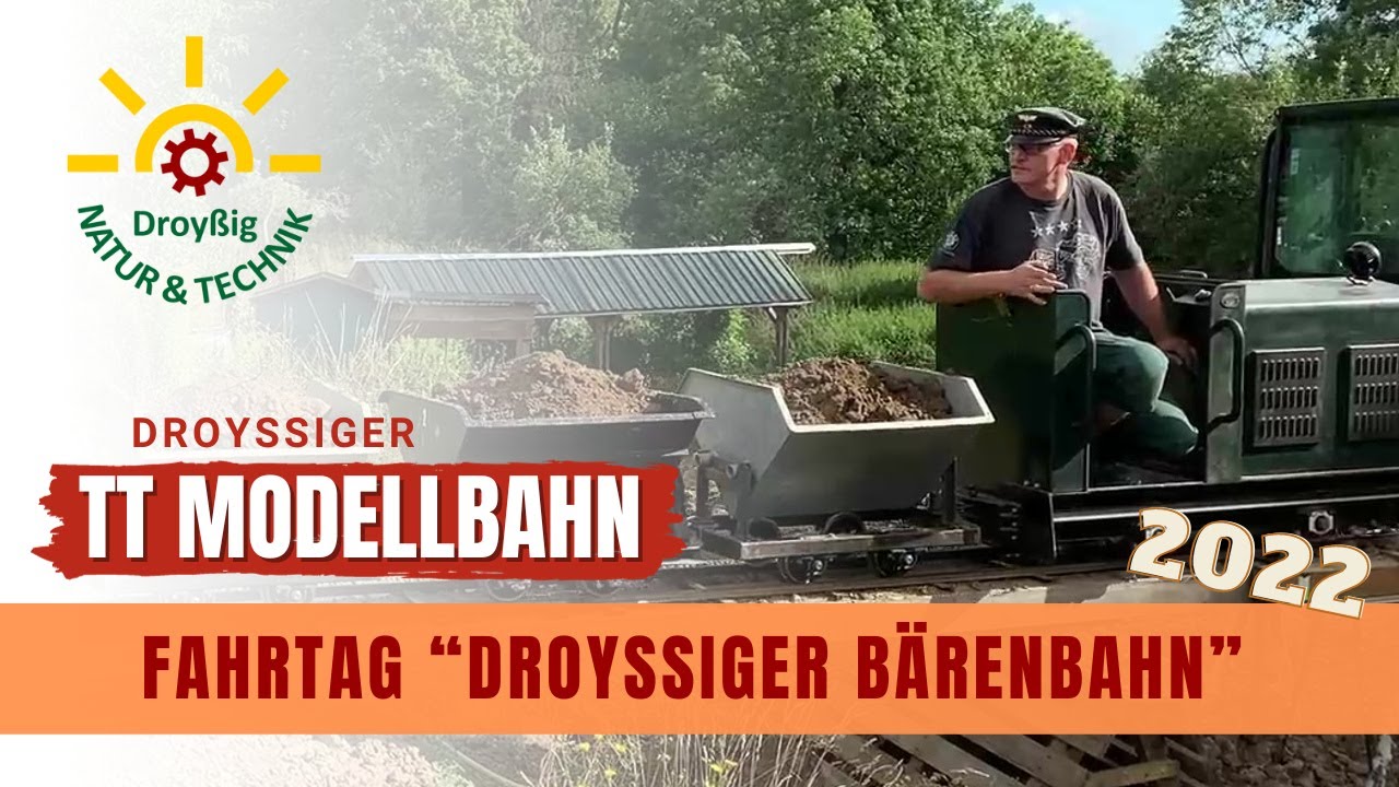 Fahrtag bei der DROYSSIGER BÄRENBAHN (in Bau) - September 2022