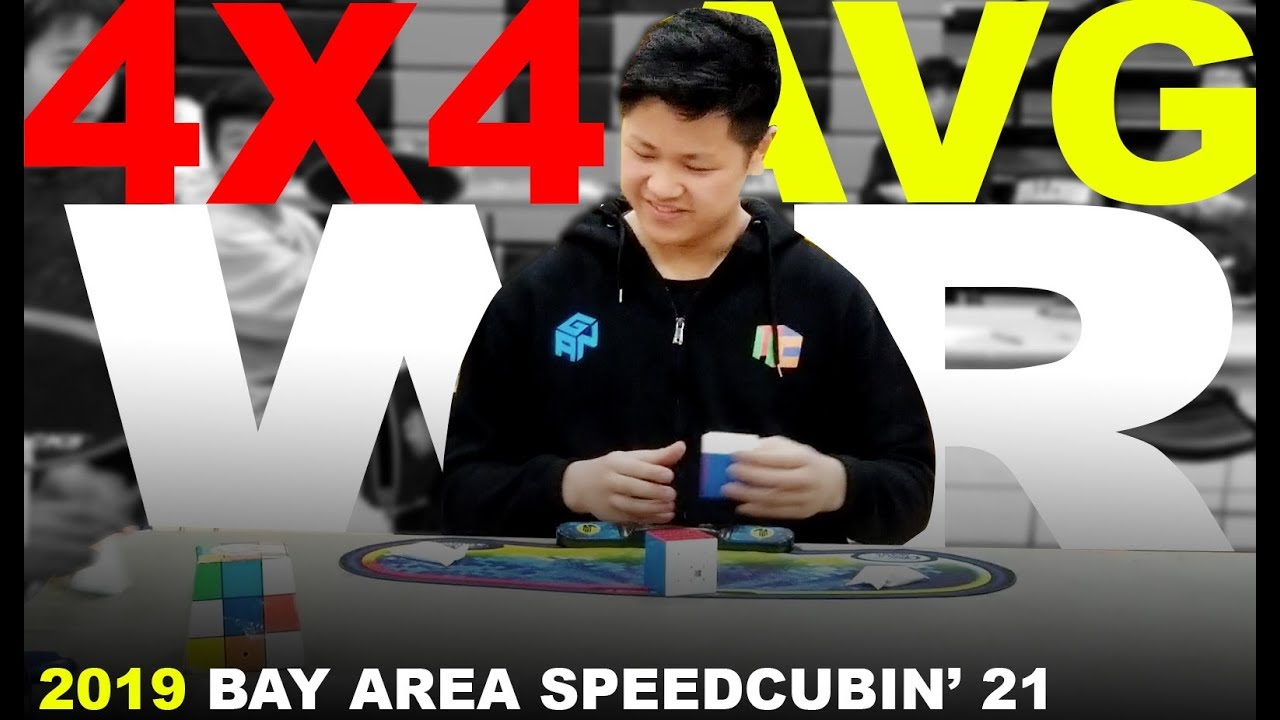 WR [21.11] Rubik's Cube 4x4 World Record Average  - BASC' 21 2019