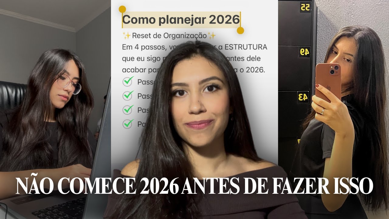 Como revisar 2025 antes do ano acabar (4 coisas que eu faço) - Episódio 1/3- RESET DE ORGANIZAÇÃO