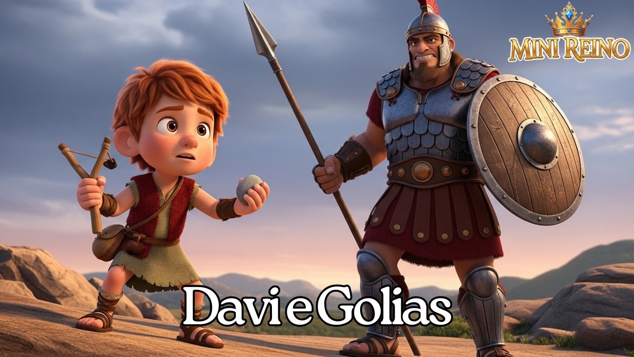 Davi e Golias para Crianças | Meu Deus é Grande!