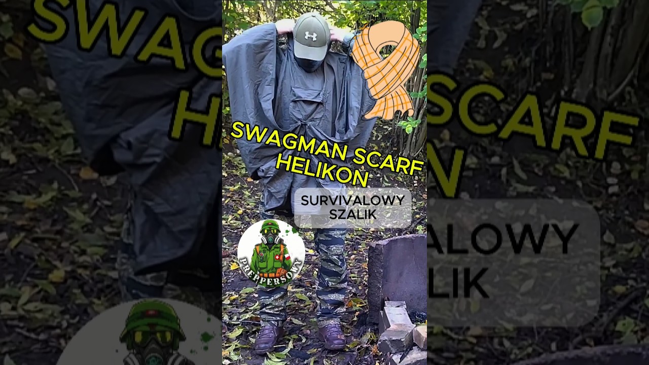 SWAGMAN SCARF - Survivalowy szalik #helikontex #preppers