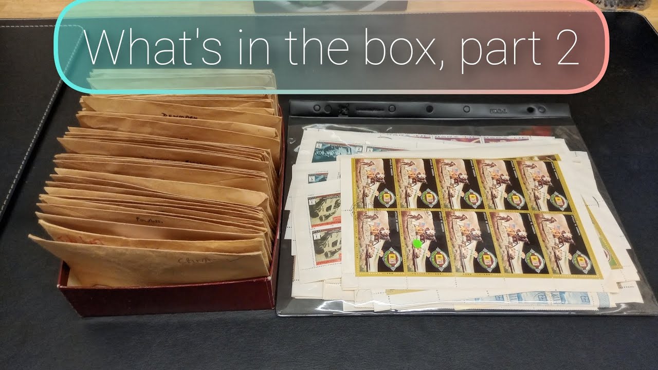 What's in the box, part 2, envelopes and sheets