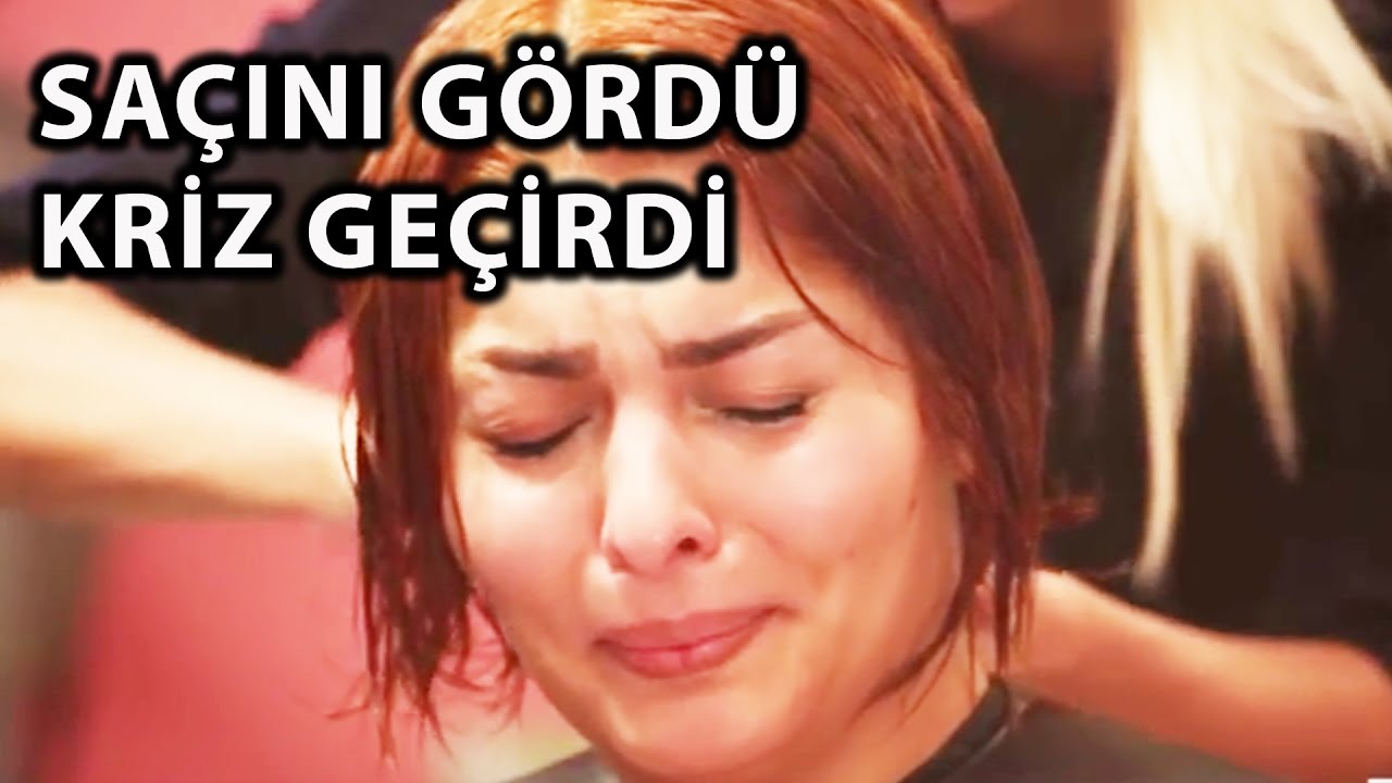 Saçını Görünce Ağlama Krizine Girdi!