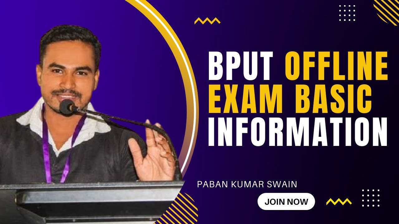 Information about 1st 3rd  sem  Regular back exam of bput 2022 | Bput offline exam basic information