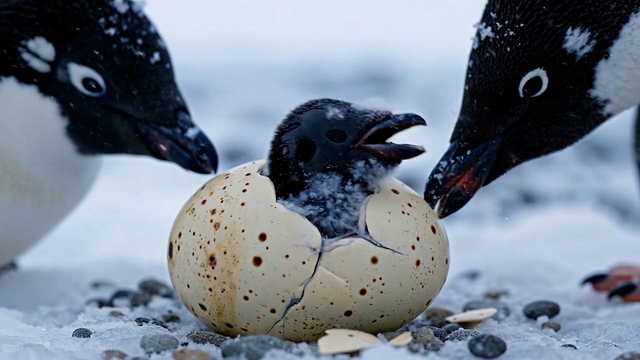 A Penguin Chick's Brave First Steps | Penguins: Meet the Family