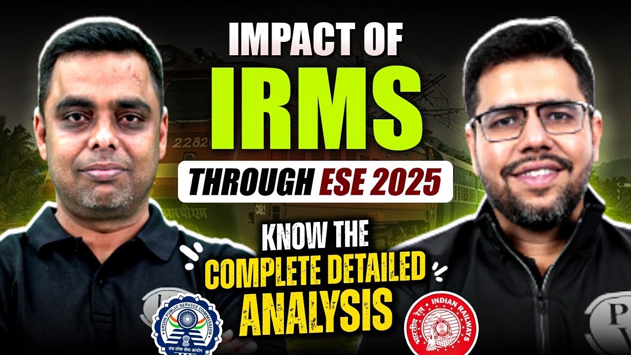 IRMS Through ESE | IRMS Railways Job Profile | UPSC IRMS Job Salary