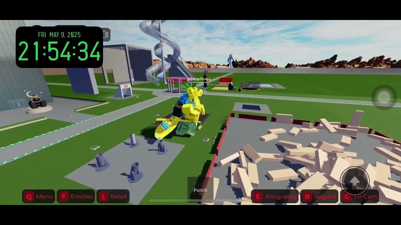 Ragdoll game is fun #robloxgameplay