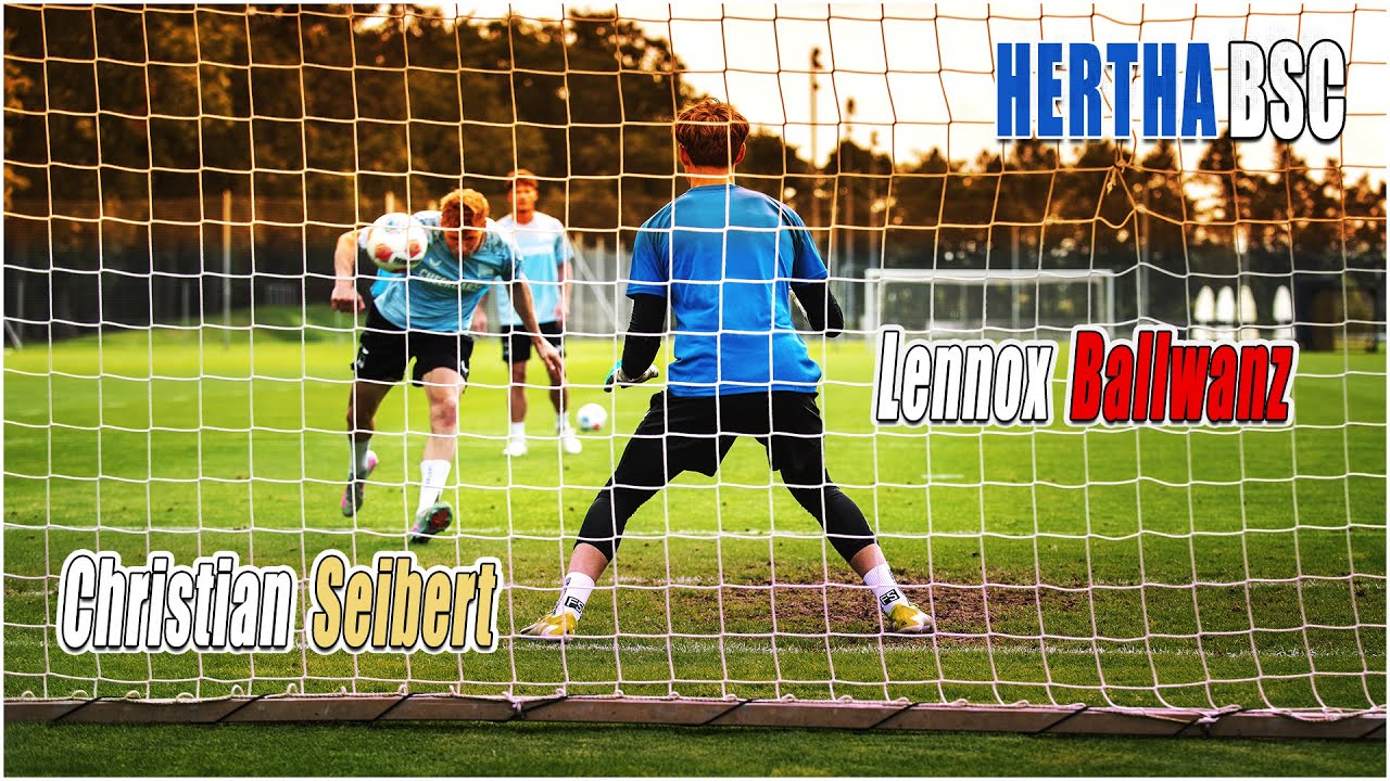 HERTHA BSC - IN DIE MASCHEN! (TORWART & TORSCHUSS-TRAINING)