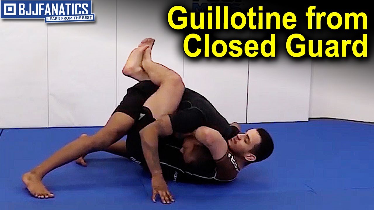 Guillotine from Closed Guard by Pedro Marinho