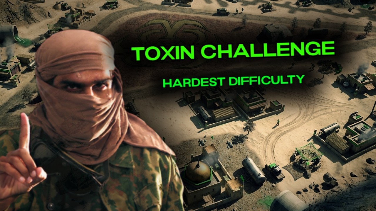 C&C Generals Zero Hour Custom Toxin Generals Challenge СЛОЖНОСТЬ УНИЧТОЖЕНИЯ