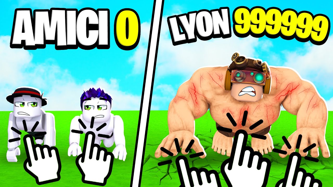 CLICCA PER ALLENARTI SU ROBLOX CLICK SIMULATOR!!