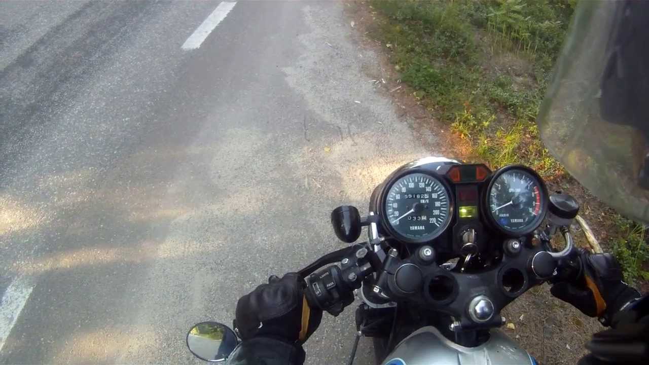 XS 750 café racer test ride