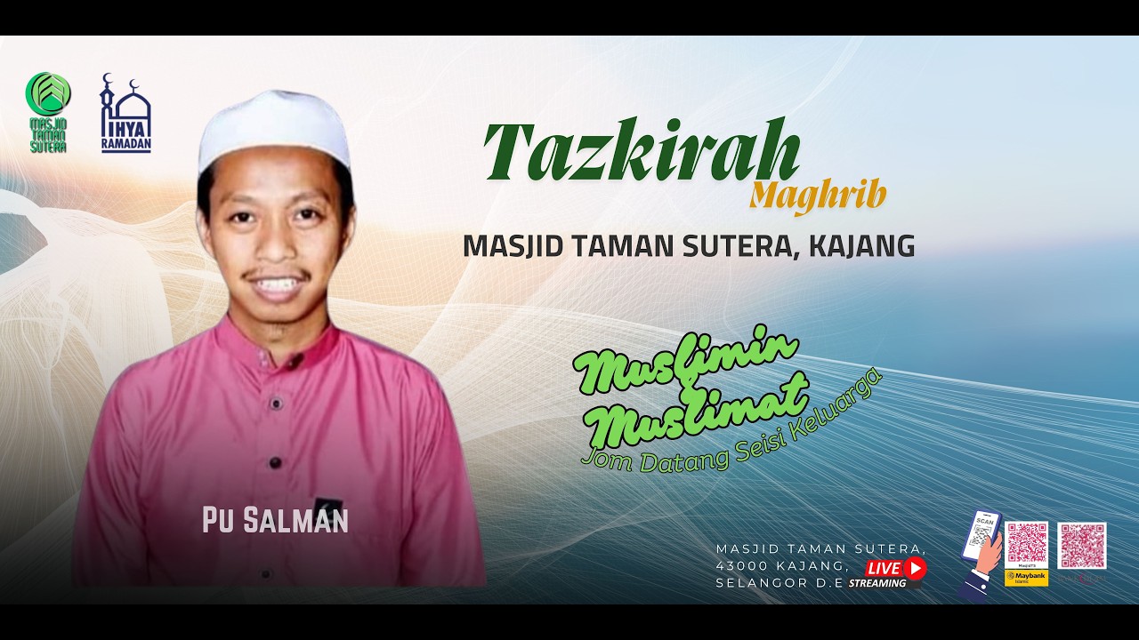 TAZKIRAH RAMADAN OLEH PU SALMAN