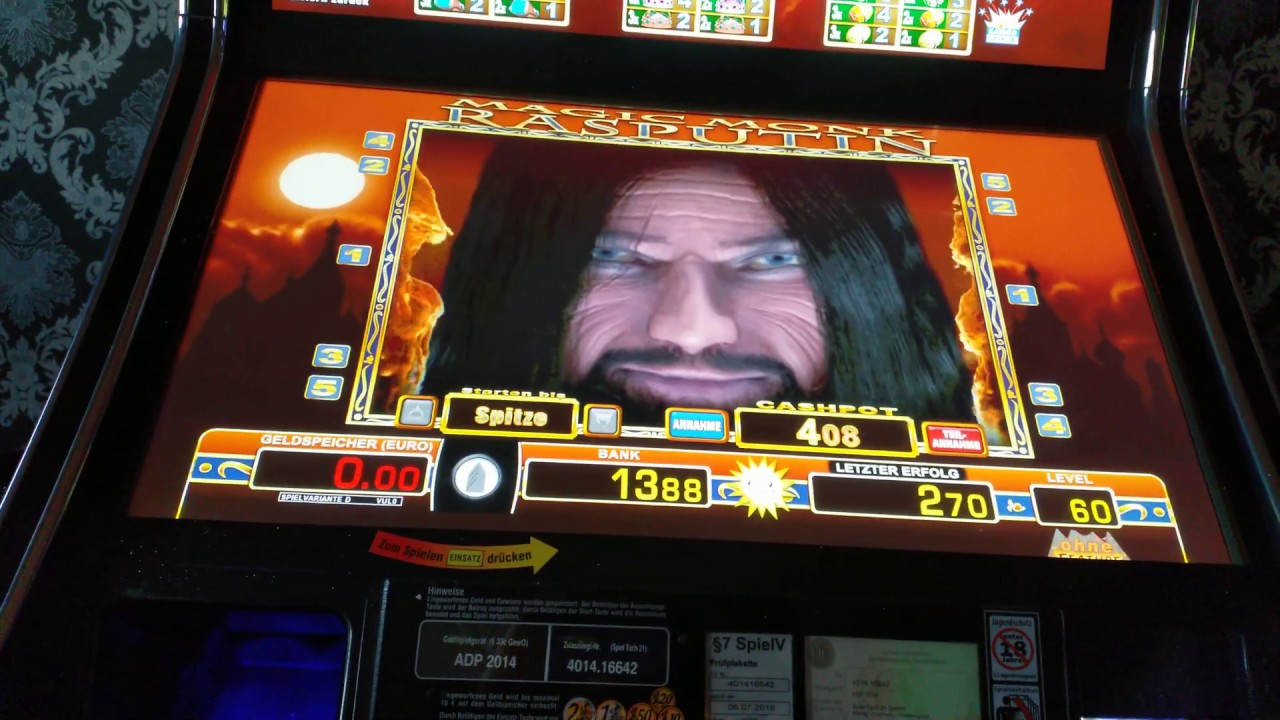 Spielbank Merkur Magic Monk Rasputin 1.5€