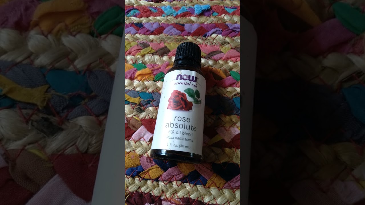 NOW Essential Oils, Rose Absolute, 5% Blend of Pure Rose Absolute Oil in Pure Jojoba Oil, EO ROSE