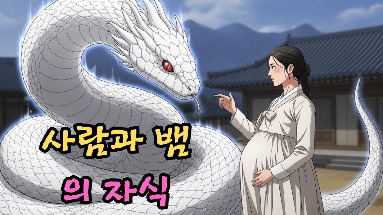 인간과 뱀의 결합으로 태어난 아이의 비극적인 이야기. | 민담 | 전설 | 설화 | 옛날이야기