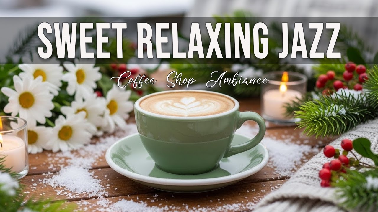 Sweet relaxing Jazz 🌿 Bossa Nova Piano - Coffee Shop Ambience for Peaceful Focus and Happy Mood
