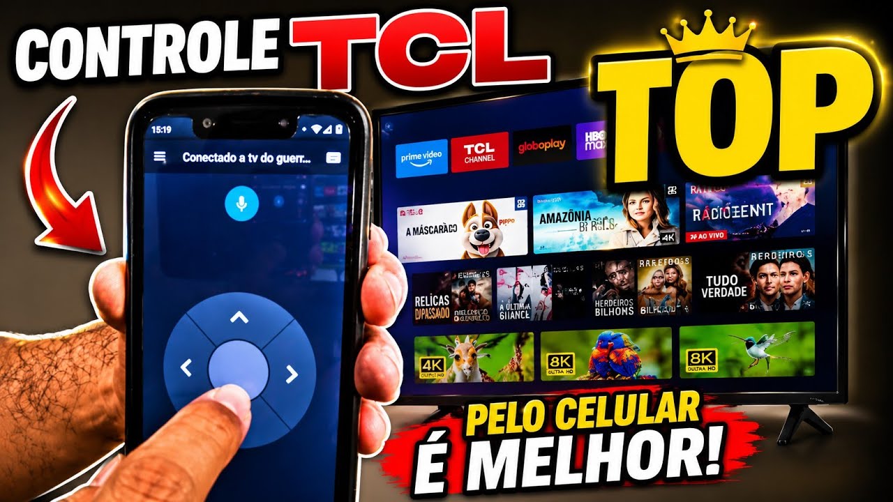 use o controle remoto no celular na tv tcl