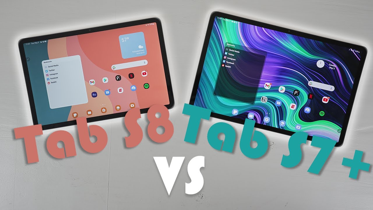 Tab S8 vs Tab S7 Plus