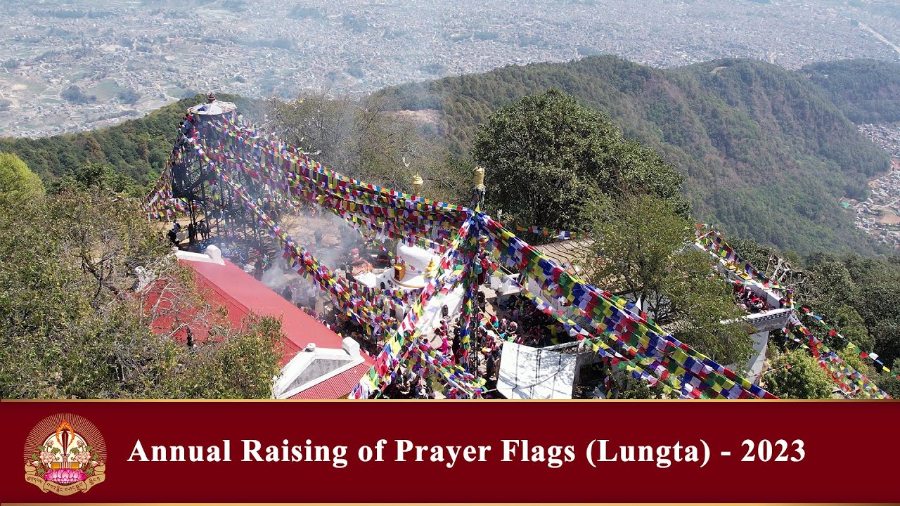 Annual Raising of Prayer Flags (Lungta) -  2023