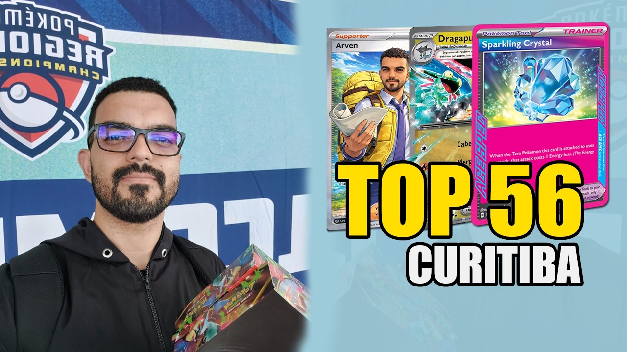 FIZ TOP 56 NO MEU PRIMEIRO REGIONAL DE POKÉMON TCG COM DRAGAPULT DUSKNOIR