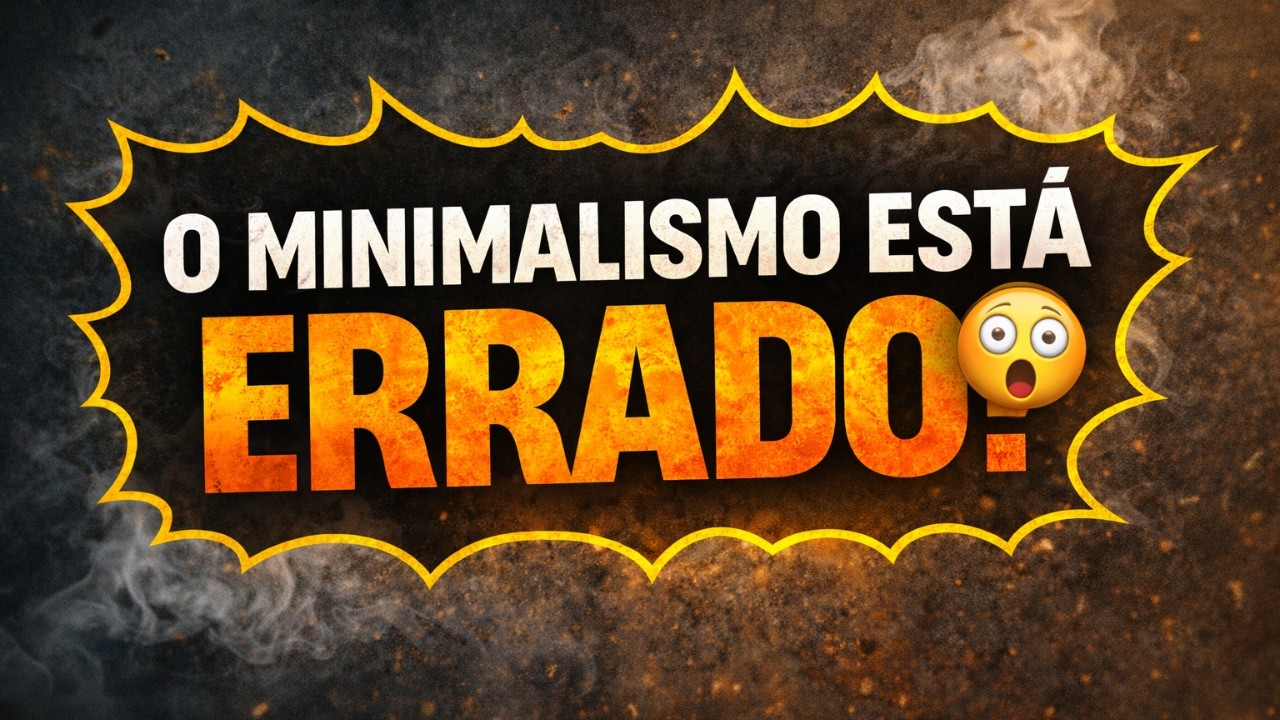 O Minimalismo Está Errado! Diógenes Revela o Segredo