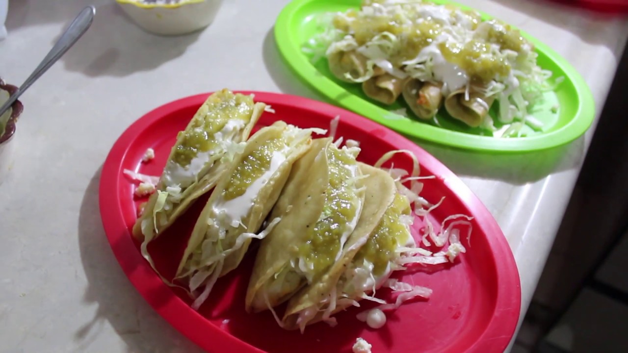 ¿Cómo preparar TACOS DORADOS DE PAPA?