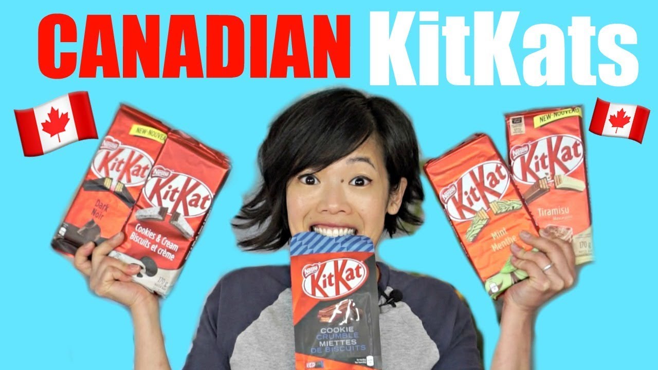 🇨🇦KITKATS 🇨🇦 & AERO Bar Unboxing -- my first taste of 13 flavors of Canadian KitKat Bars