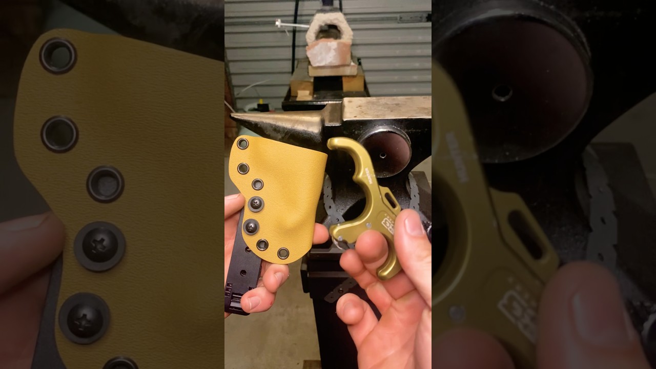 Sheath for a bow trigger release. Hit up a local knife maker if you want one for your hunting rig!