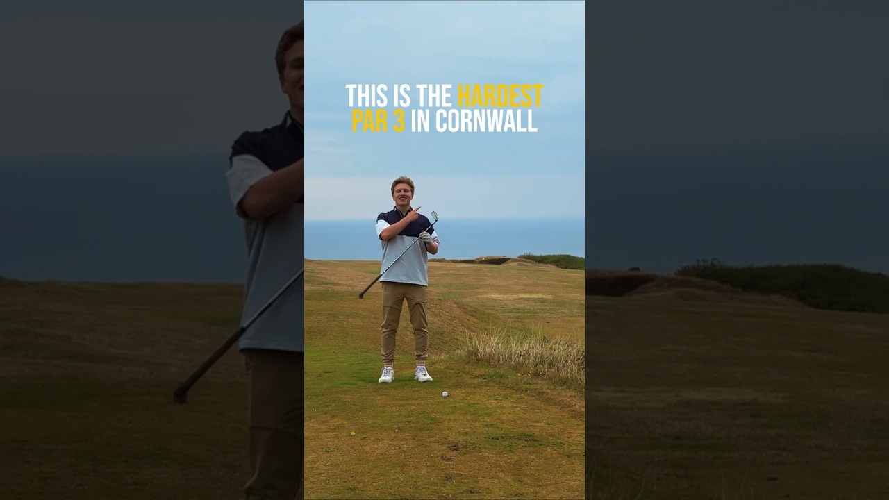 Can we par the HARDEST Par 3 in Cornwall 🏌&zwj;♂️⛳️