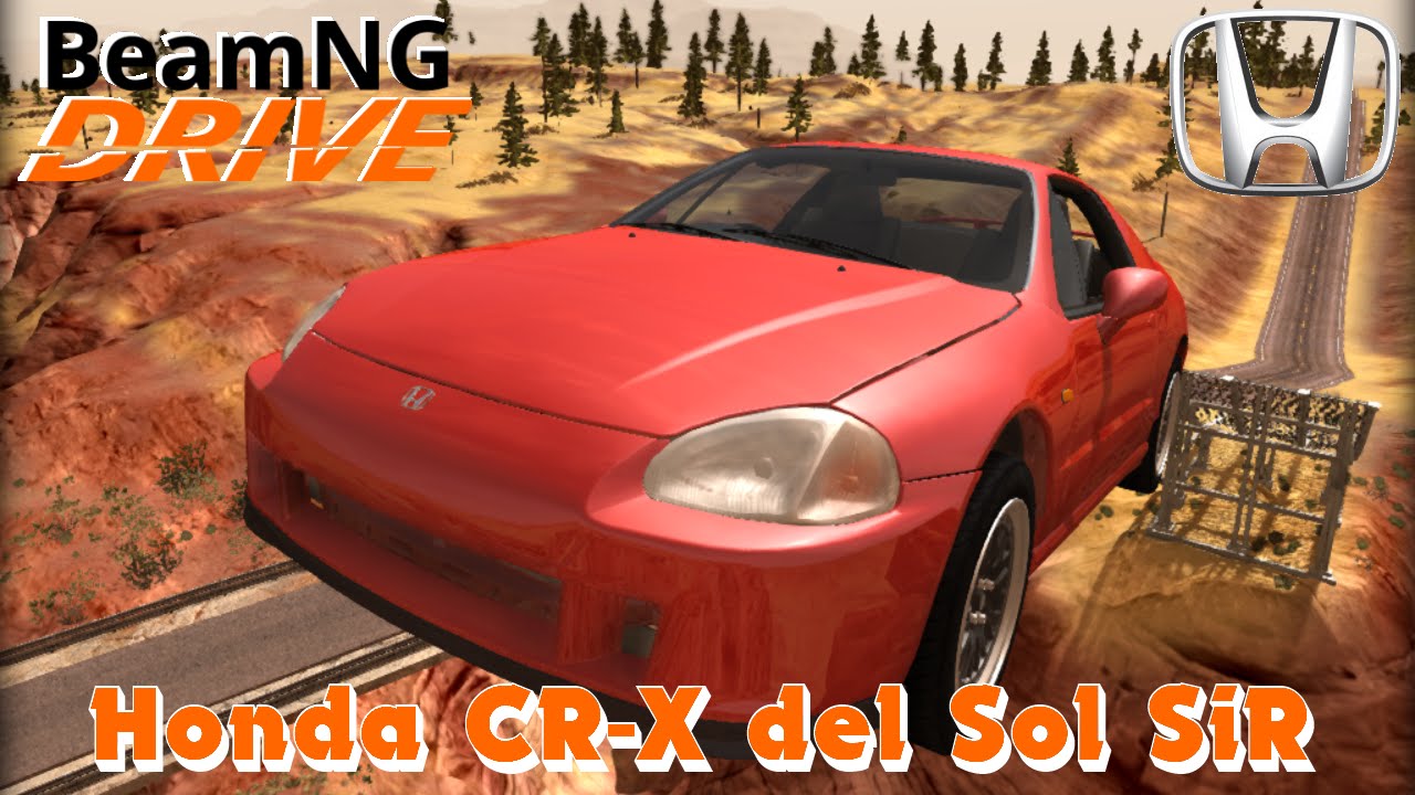 BeamNG DRIVE mod car Honda CR X del Sol SiR