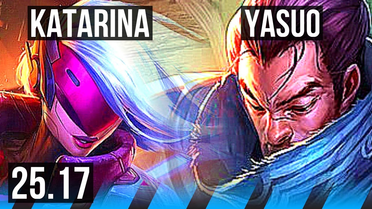 KATARINA vs YASUO (MID) | 9/1/6, Legendary | EUW Grandmaster | 25.17