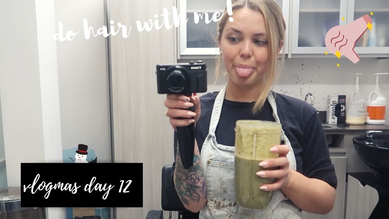 COME TO THE SALON WITH ME! Six clients one day • Vlogmas Day Twelve