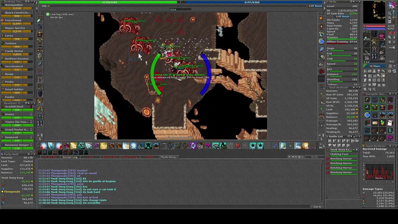 Tibia - Monk rp  300 duo nightmare islands