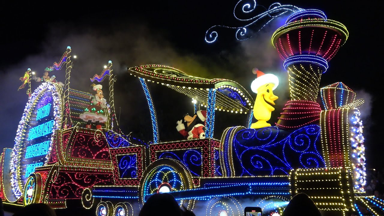 TDL 2023東京ディズニーランド　「エレクトリカルパレード・ドリームライツ」クリスマスVer.　Tokyo Disneyland “Electrical Parade Dreamlights” .