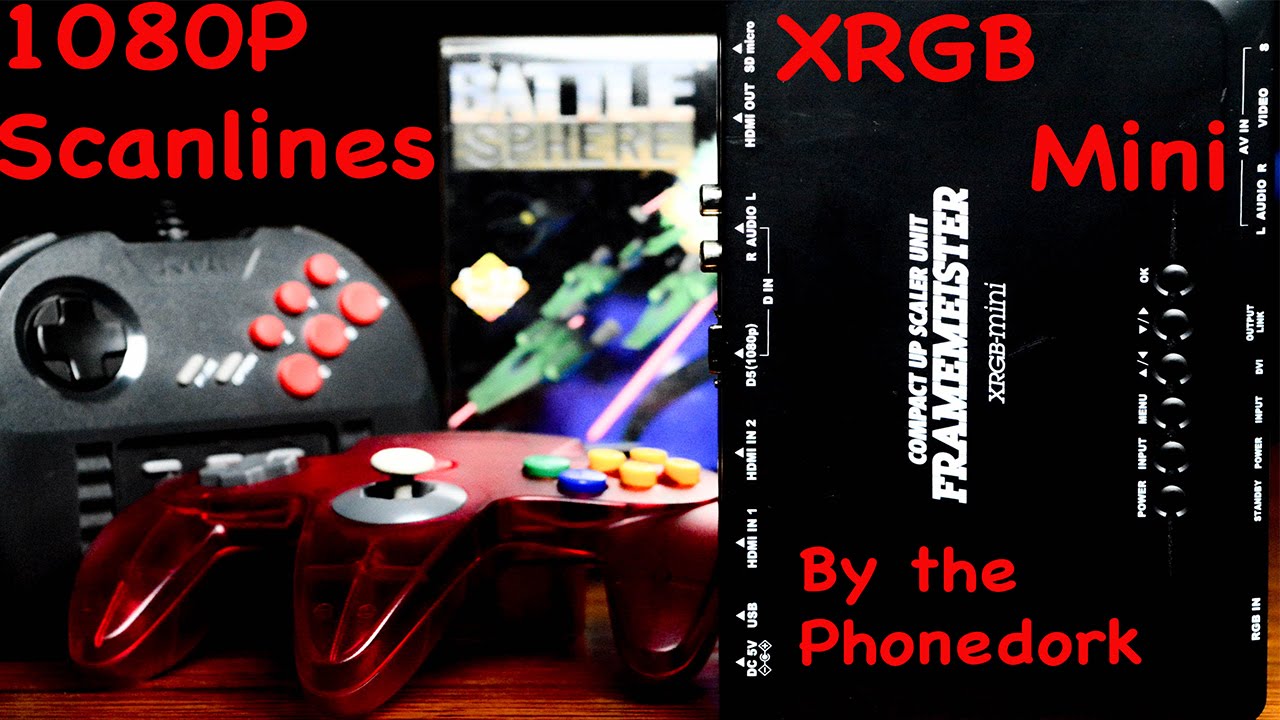 XRGB Mini 1080P With Perfect SCANLINES