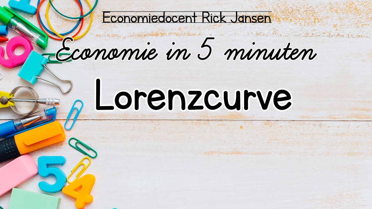 Economie in 5 minuten; Lorenzcurve uitleg [EXAMENTRAINING]