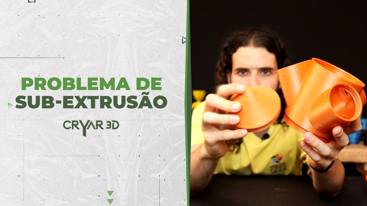 Pe&ccedil;as com Problemas de Sub-Extrus&atilde;o? (Cryar 3D)