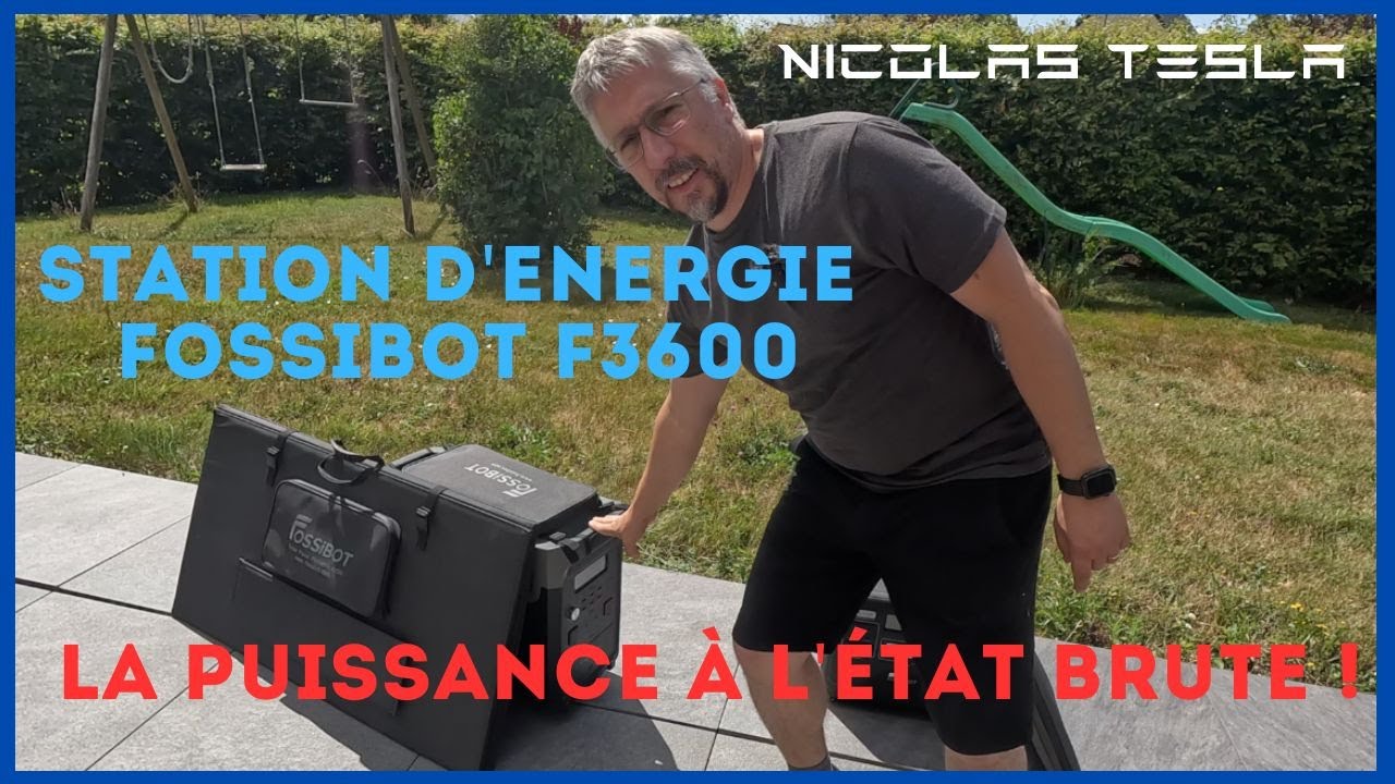 Fossibot F3600 Station d'énergie solaire  : Un monstre ! La puissance à l'état brute !